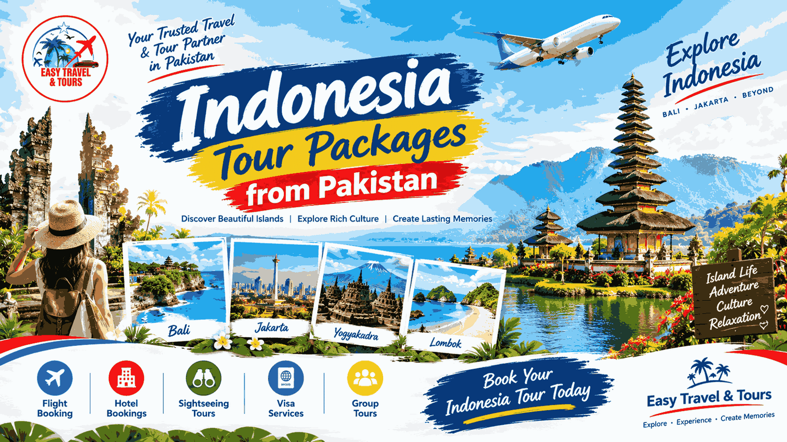 Indonesia Tour Packages from Pakistan | Easy Travel & Tours