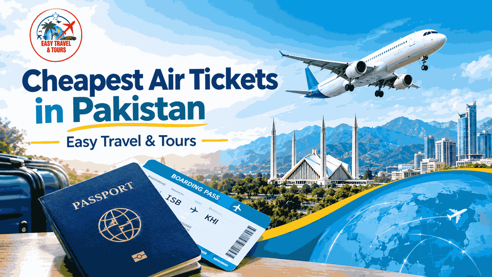 Cheapest Air Tickets in Pakistan | Easy Travel & Tours