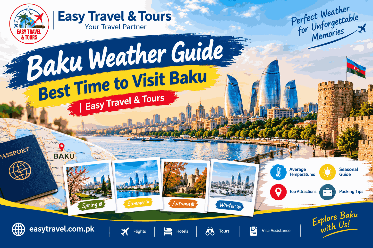 Baku Weather Guide: Best Time to Visit Baku | Easy Travel