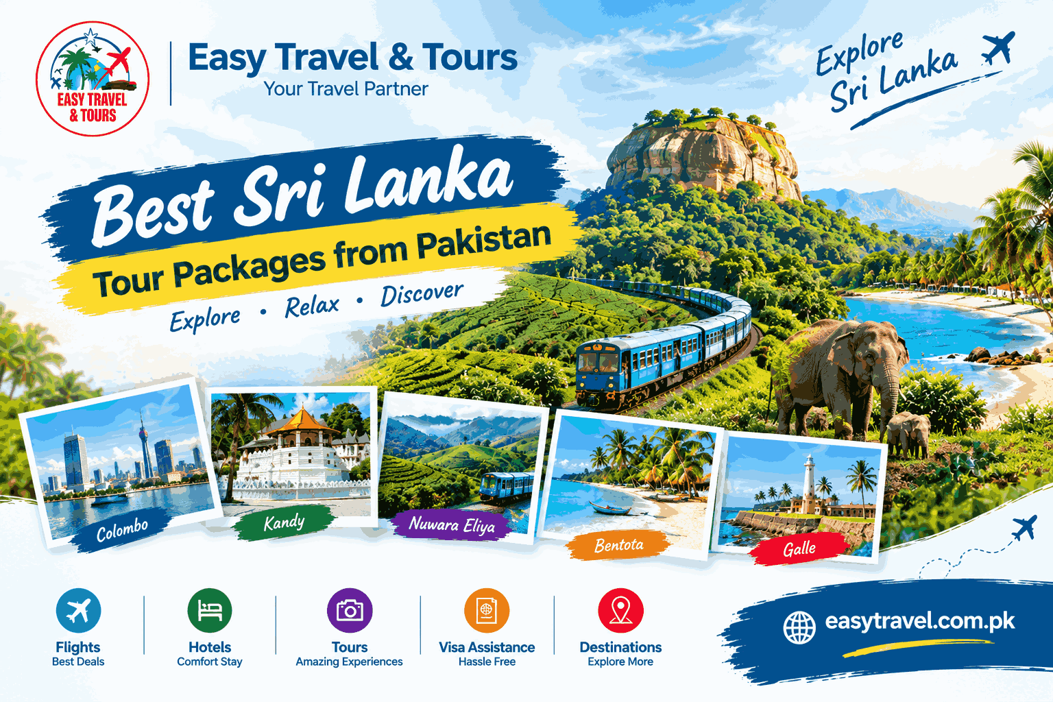 Best Sri Lanka Tour Packages from Pakistan | Easy Travel
