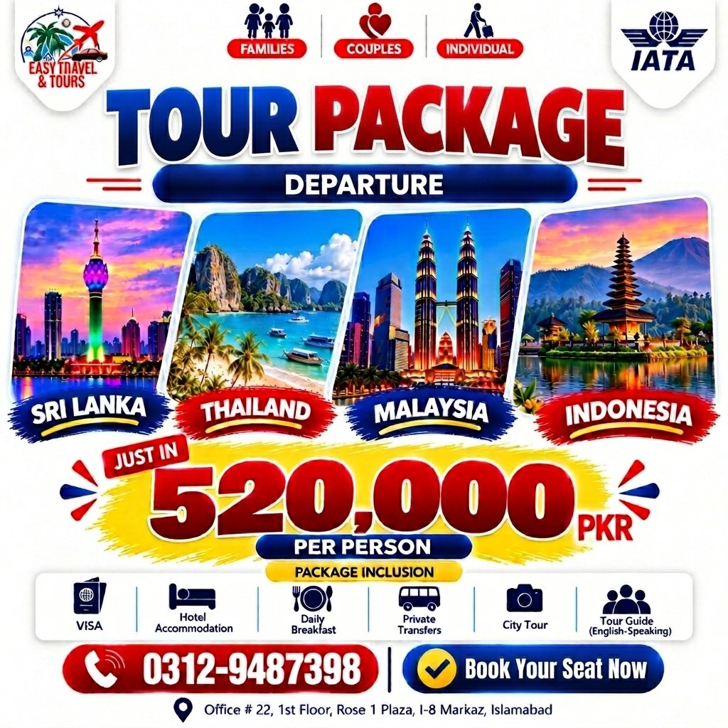 4-Country Asian Odyssey: Sri Lanka, Thailand, Malaysia & Indonesia
