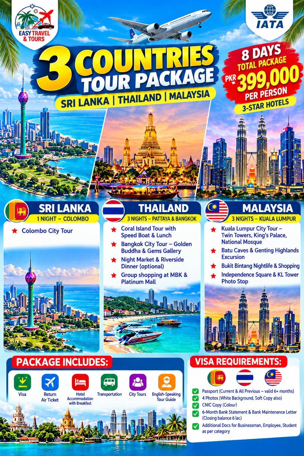 3 Countries, 1 Unforgettable Journey